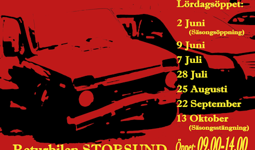 Returbilen Storsund, datum för lördagsöppet